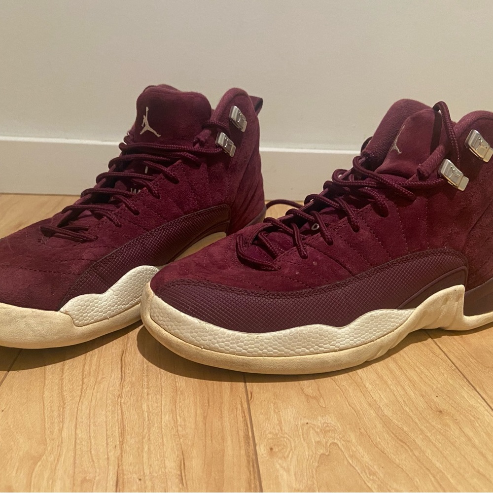 Maroon suede Air Jordan womens size 8.5